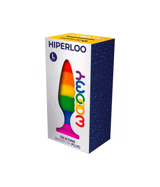 Plug arc en ciel Hiperloo L - Wooomy Plug arc en ciel Hiperloo L - Wooomy