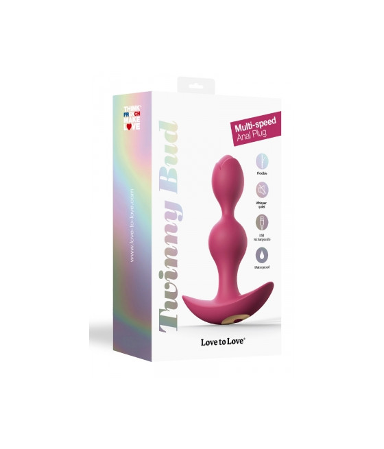 Plug anal vibrant Twinny Bud prune Plug anal vibrant Twinny Bud prune