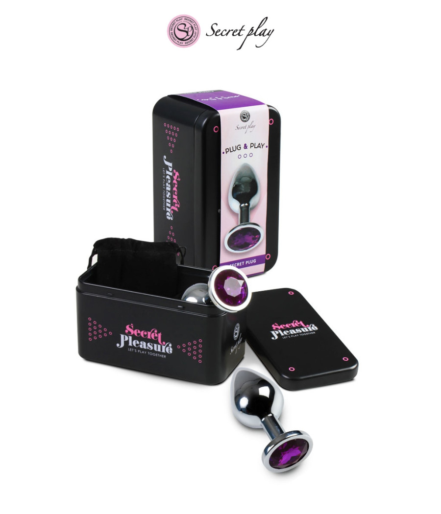 Plug aluminium M Violet Plug aluminium M Violet