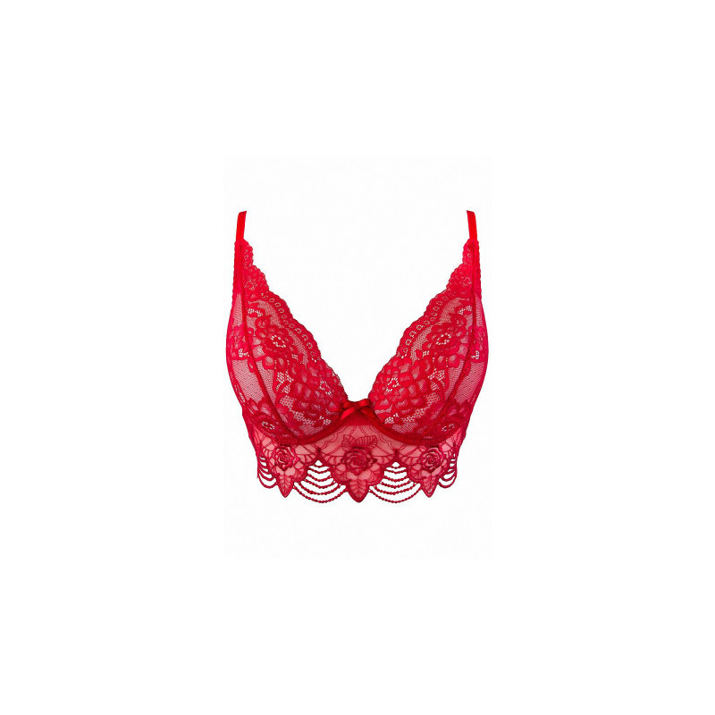 Soutien-gorge dentelle rouge V-9691 - Axami