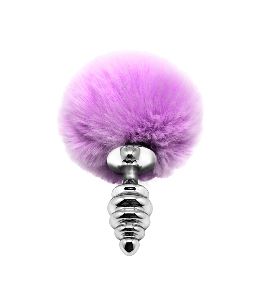 Plug métal Fluffy Twist S mauve - Alive Plug métal Fluffy Twist S mauve - Alive