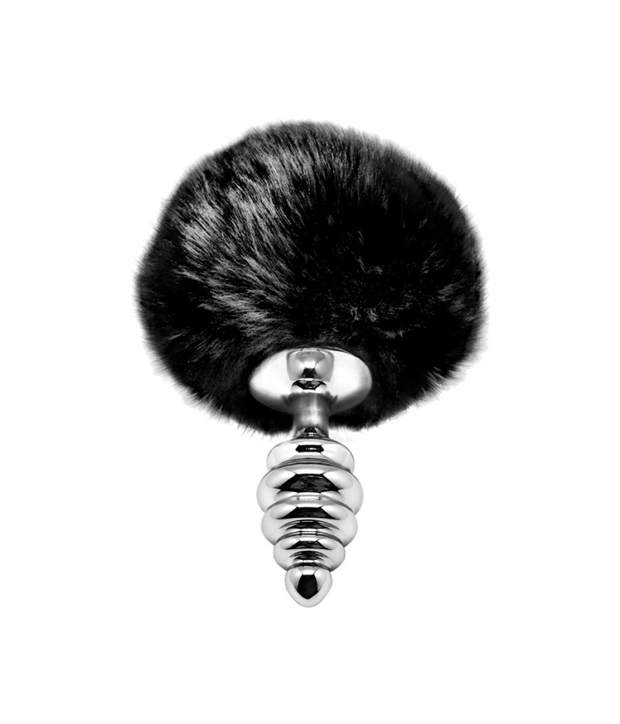 Plug métal Fluffy Twist S noir - Alive Plug métal Fluffy Twist S noir - Alive