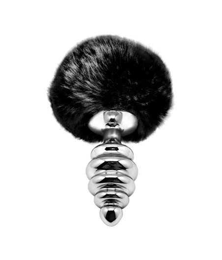 Plug métal Fluffy Twist M noir - Alive