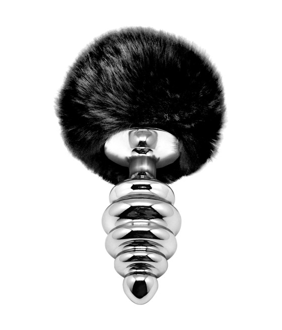 Plug métal Fluffy Twist L noir - Alive