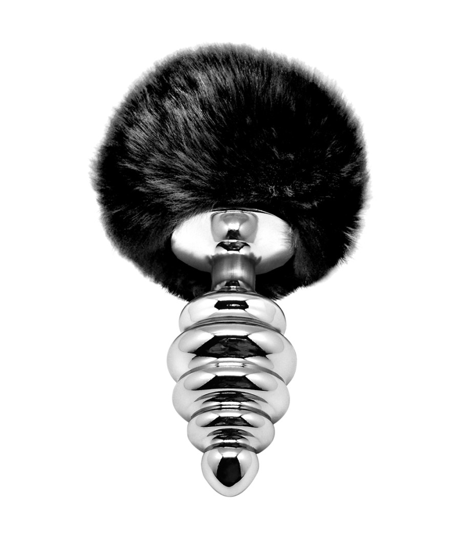 Plug métal Fluffy Twist L noir - Alive Plug métal Fluffy Twist L noir - Alive