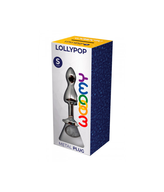 Plug bijou Lollypop transparent S - Wooomy