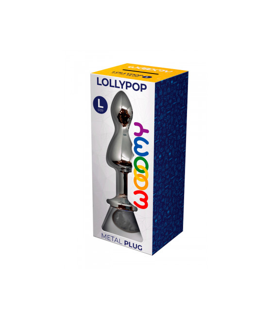 Plug bijou Lollypop transparent L - Wooomy