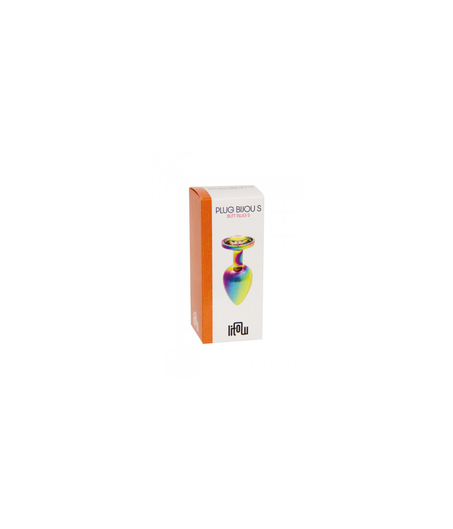 Plug bijou arc-en-ciel S - Litolu