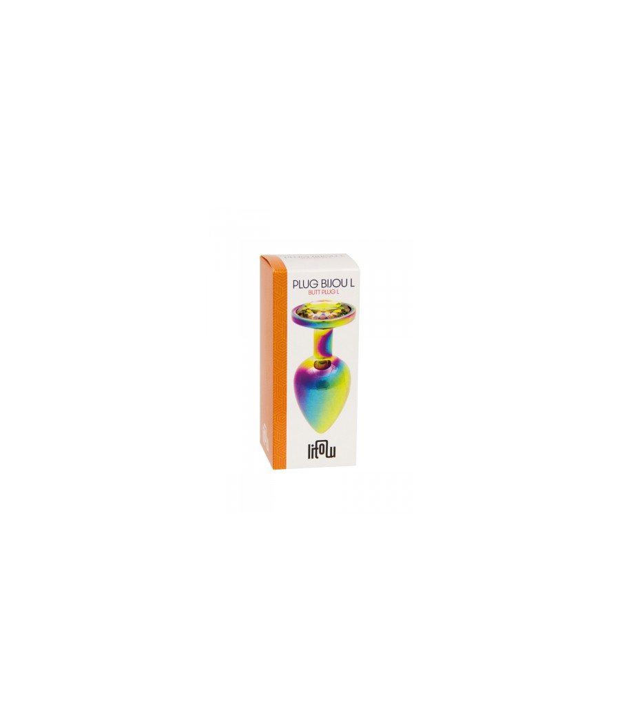 Plug bijou arc-en-ciel L - Litolu