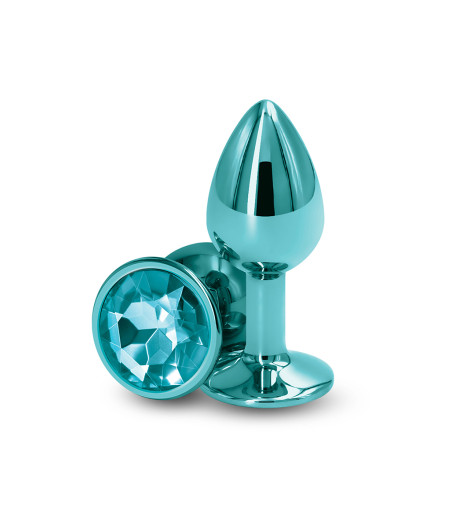 Plug bijou aluminium chromé vert S