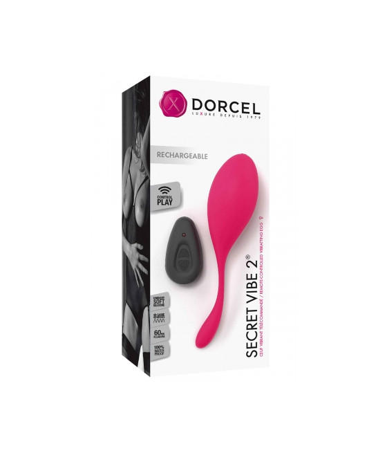 Oeuf vibrant télécommandé Secret Vibe 2 Oeuf vibrant télécommandé Secret Vibe 2