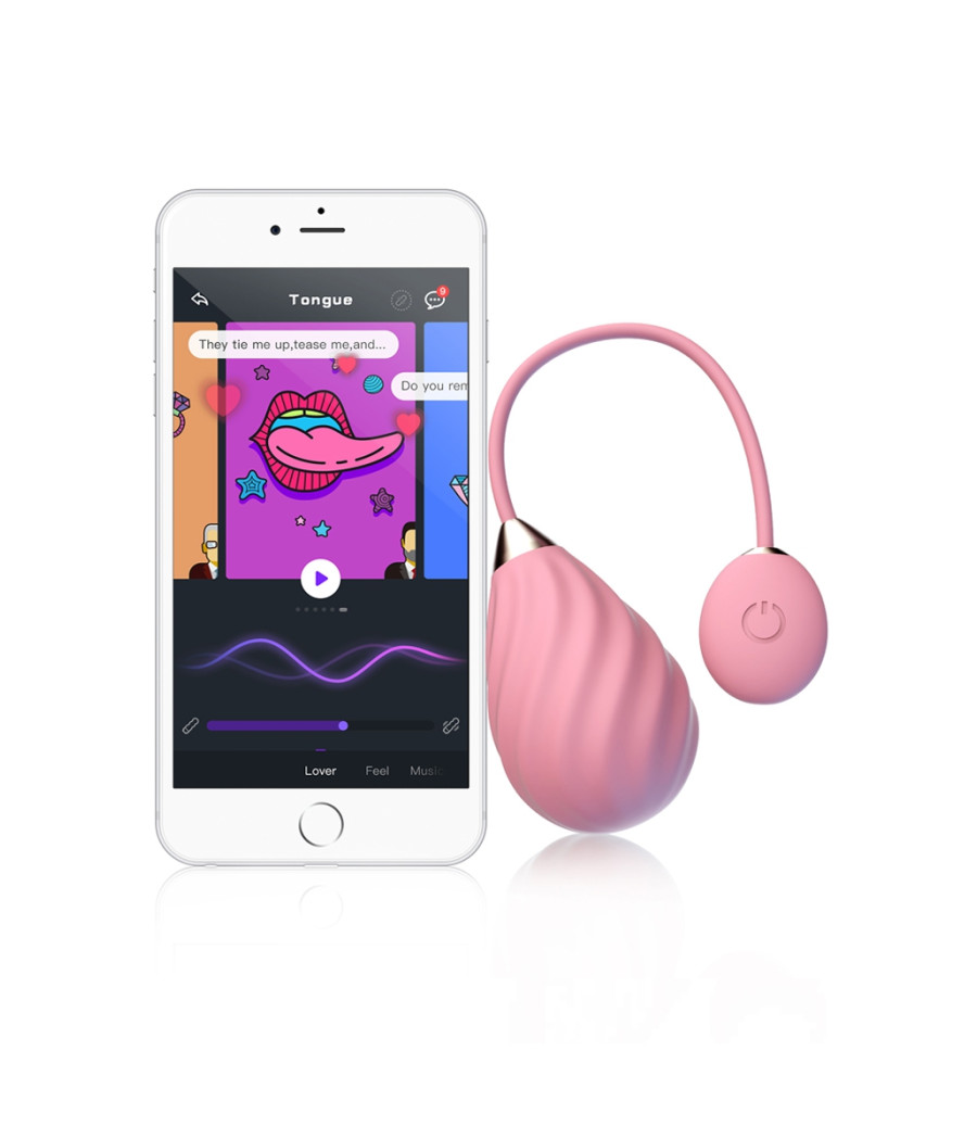 Oeuf vibrant connecté Magic Sundae rose - Magic Motion Oeuf vibrant connecté Magic Sundae rose - Magic Motion