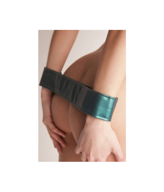 Harnais Curious vert métallique - Strap On Me