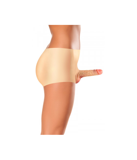 Culotte avec gode réaliste plein