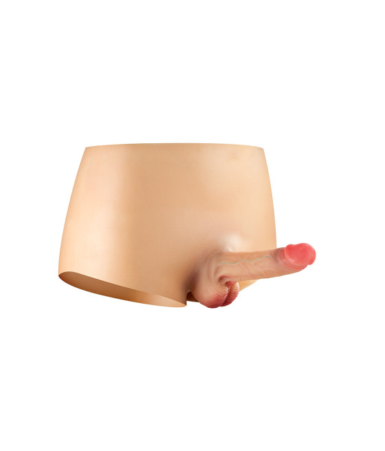 Culotte avec gode réaliste creux