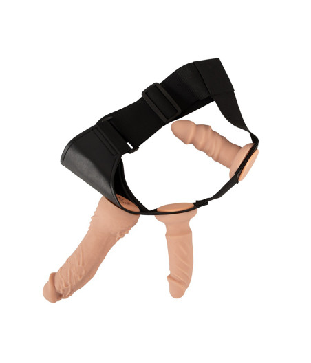 Gode-ceinture 3 dildos multi-positions - You2Toys