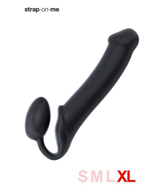 Gode ceinture strap-on noir XL