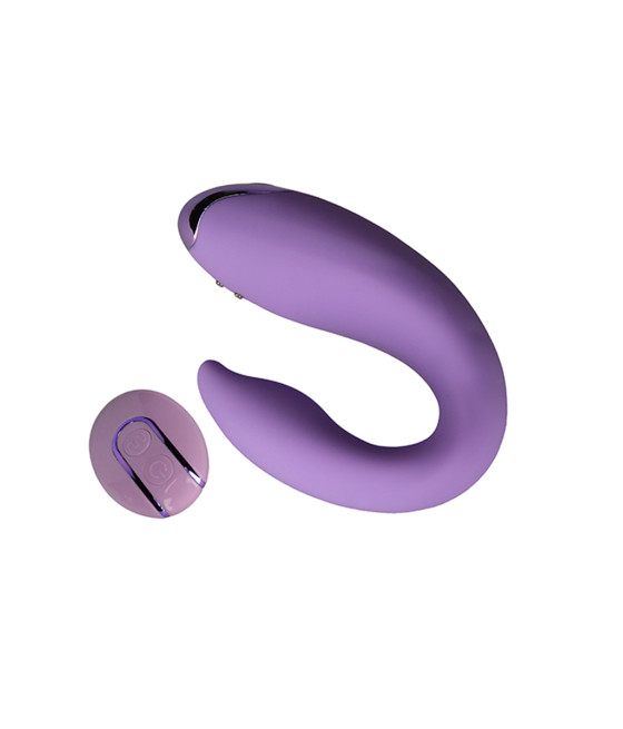 Vibro pour couples PleasureBerry violet - FairyGasm