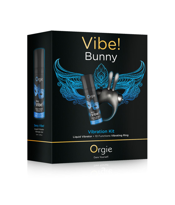 Kit plaisir vibrant Vibe! Bunny - Orgie