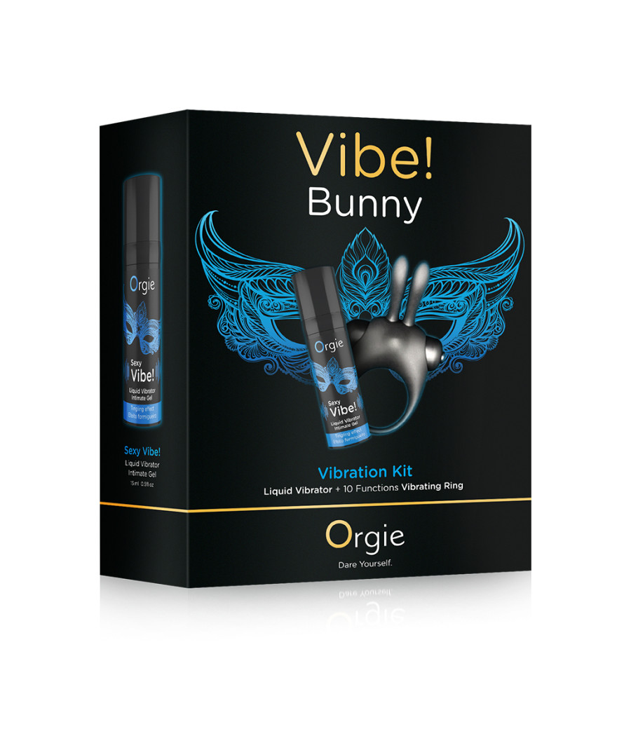 Kit plaisir vibrant Vibe! Bunny - Orgie