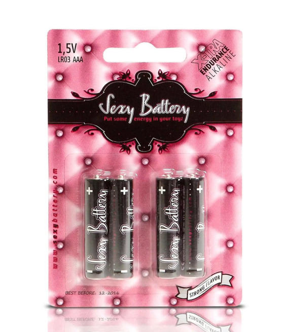 Sexy battery - Piles AAA x4