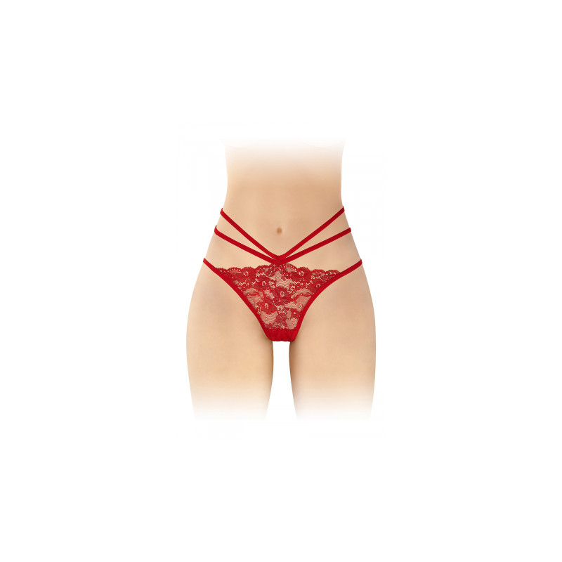 Culotte ouverte  Nadia - rouge