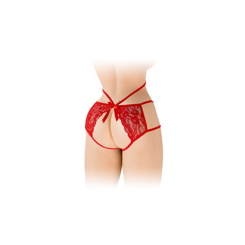 Culotte ouverte  Nadia - rouge