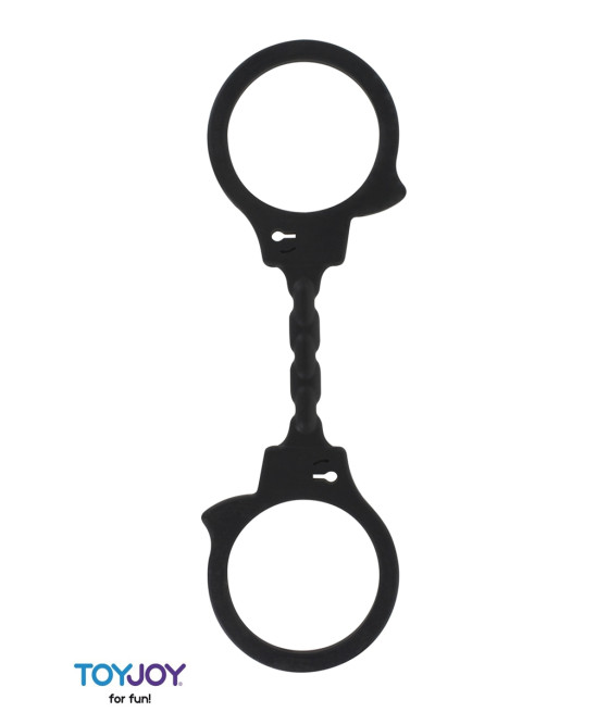 Menottes silicone stretchy - noir