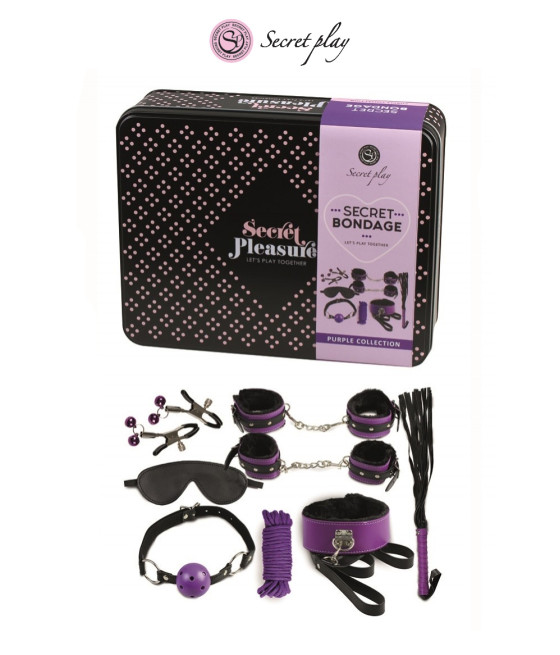 Kit BDSM 8 pièces - violet