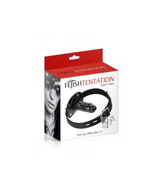 Bâillon avec gode interne - Fetish Tentation
