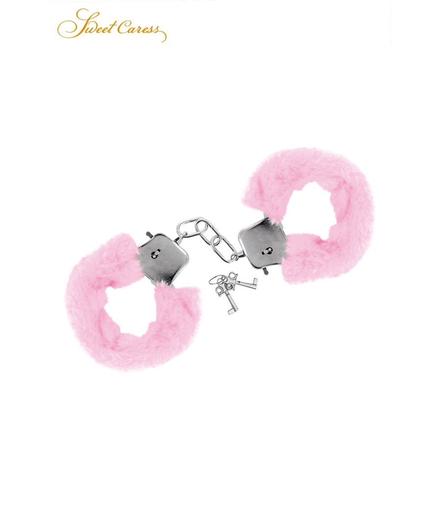 Menottes de poignets rose - Sweet Caress Menottes de poignets rose - Sweet Caress