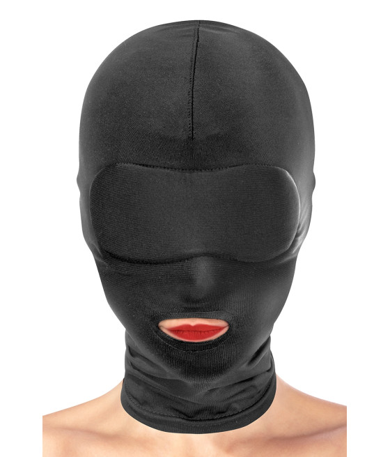 Cagoule BDSM bouche ouverte - Fetish Tentation