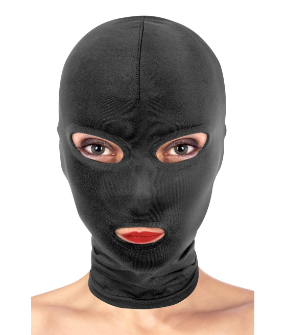 Cagoule BDSM 3 ouvertures - Fetish Tentation