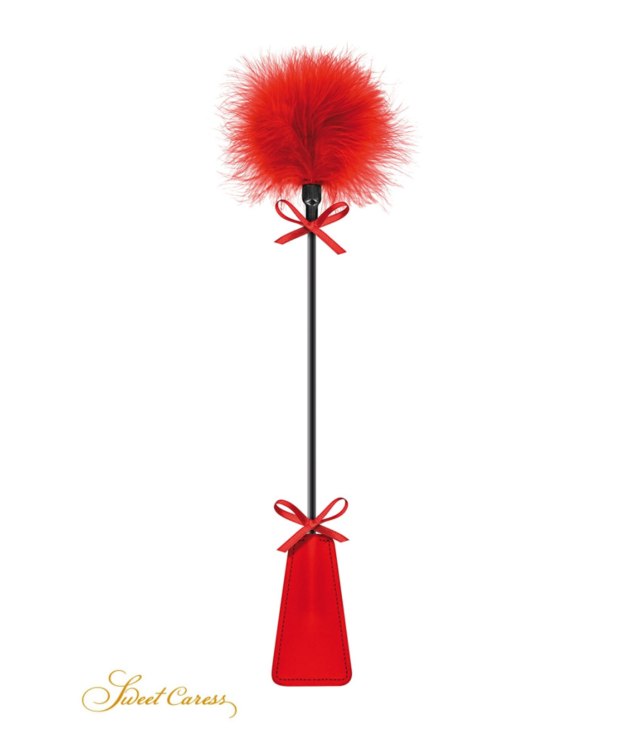 Tapette à pompon rouge - Sweet Caress Tapette à pompon rouge - Sweet Caress
