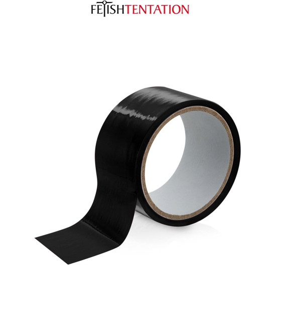 Ruban de soumission noir 15m - Fétish Tentation