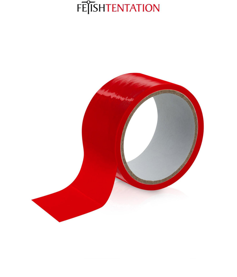 Ruban de soumission rouge 15m - Fétish Tentation Ruban de soumission rouge 15m - Fétish Tentation
