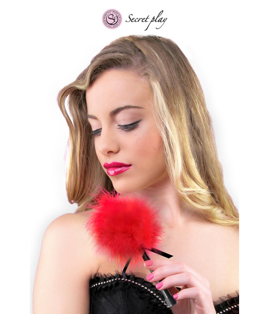 Plumeau 18 cm rouge - Secret Play Plumeau 18 cm rouge - Secret Play