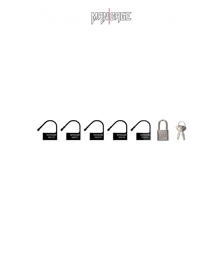 6 Cadenas  noir - Mancage 6 Cadenas  noir - Mancage