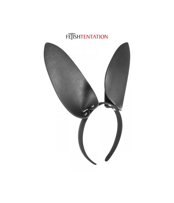 Oreilles de lapin en simili cuir - Fetish Tentation Oreilles de lapin en simili cuir - Fetish Tentation