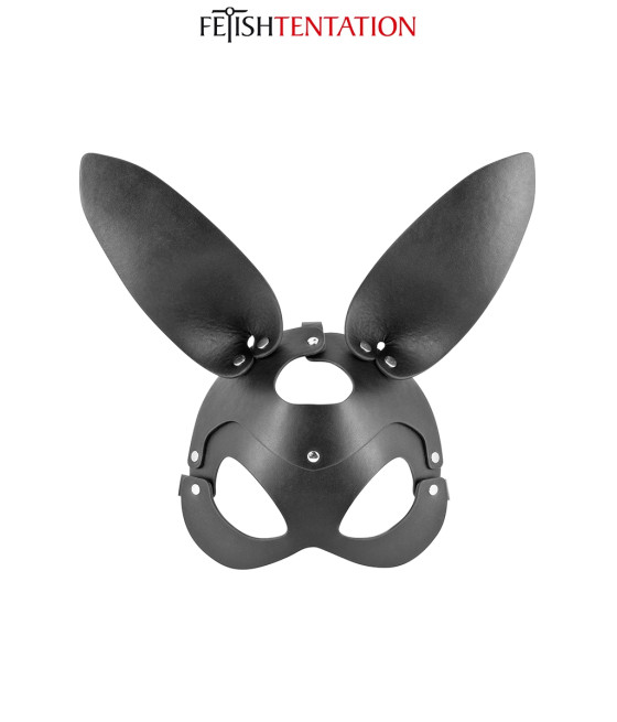 Masque bunny simili cuir réglable - Fetish Tentation