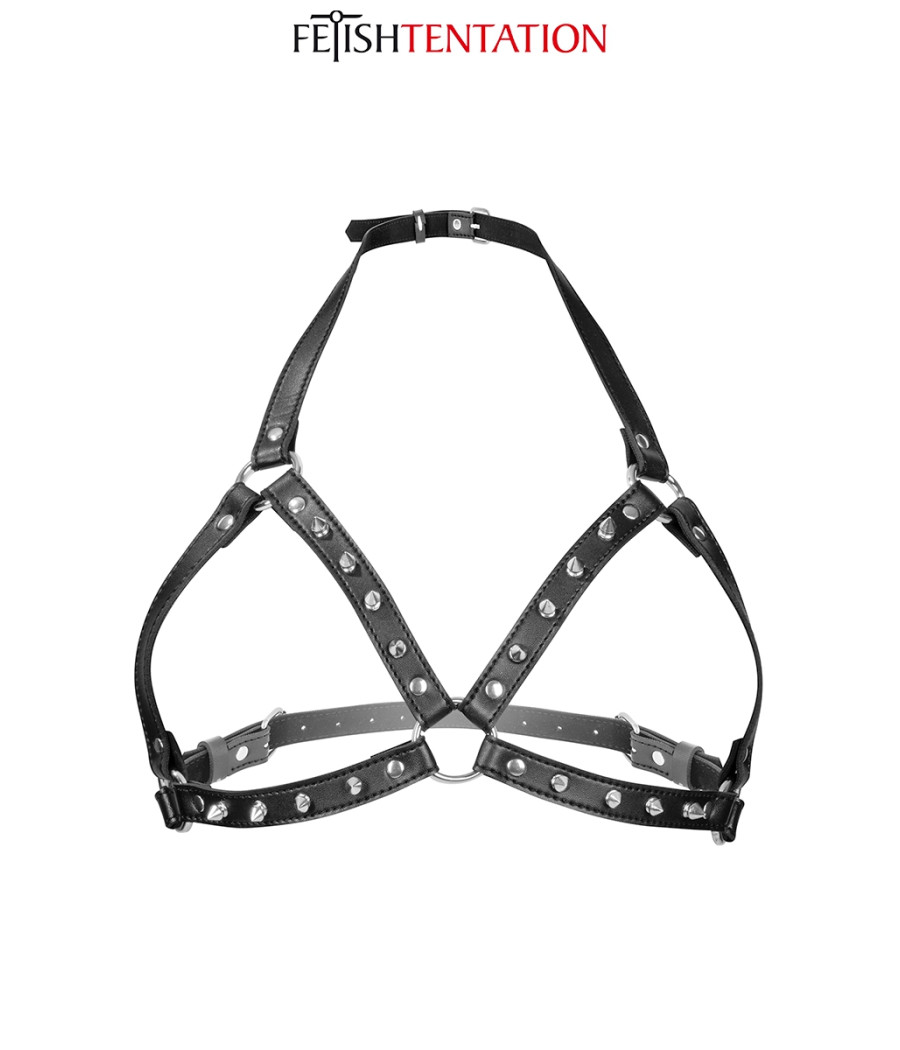 Harnais poitrine à pointes - Fetish Tentation Harnais poitrine à pointes - Fetish Tentation