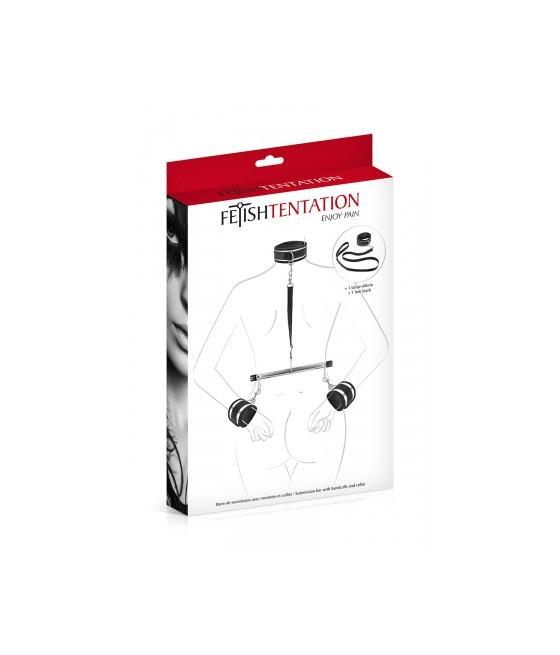 Menottes et collier de soumission - Fetish Tentation