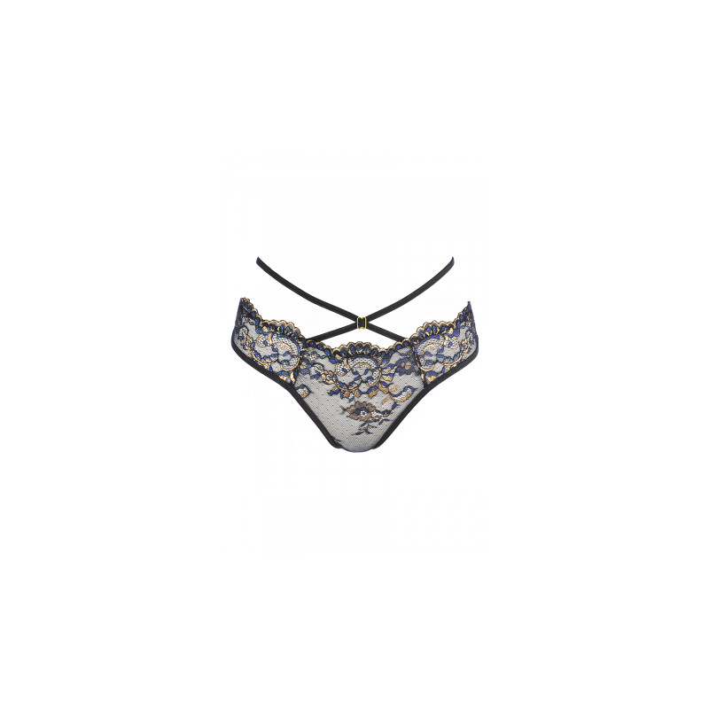 String dentelle Noir V-10368 - Axami
