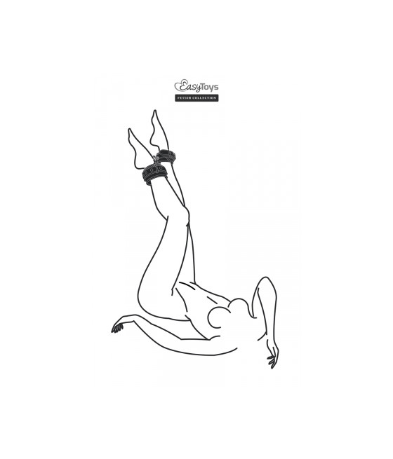 Menottes de cheville - Easytoys Fetish Collection Menottes de cheville - Easytoys Fetish Collection