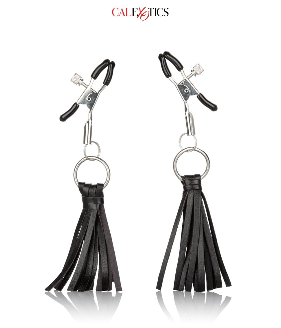 Pinces à tétons avec pompons - Calexotics Pinces à tétons avec pompons - Calexotics