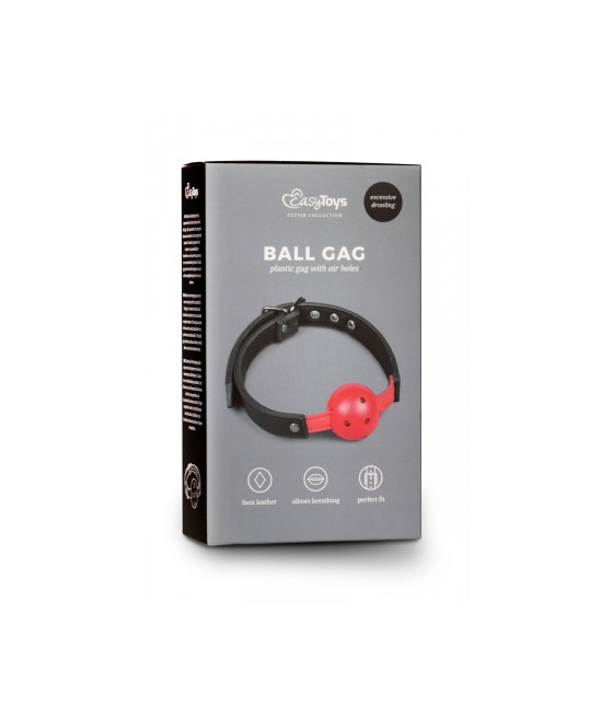Gagged Ball avec balle rouge - EasyToys Fetish Collection