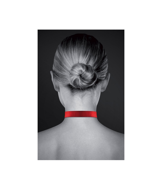 Collier rouge cadenas coeur - Bijoux Pour Toi