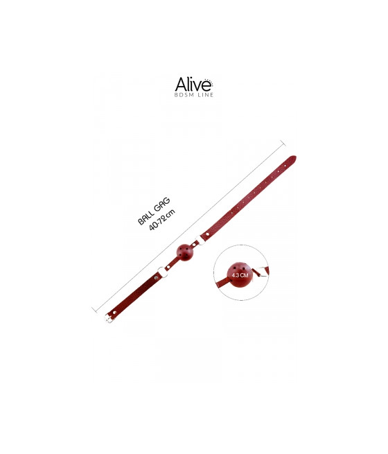 Baillon Discretion rouge - Alive