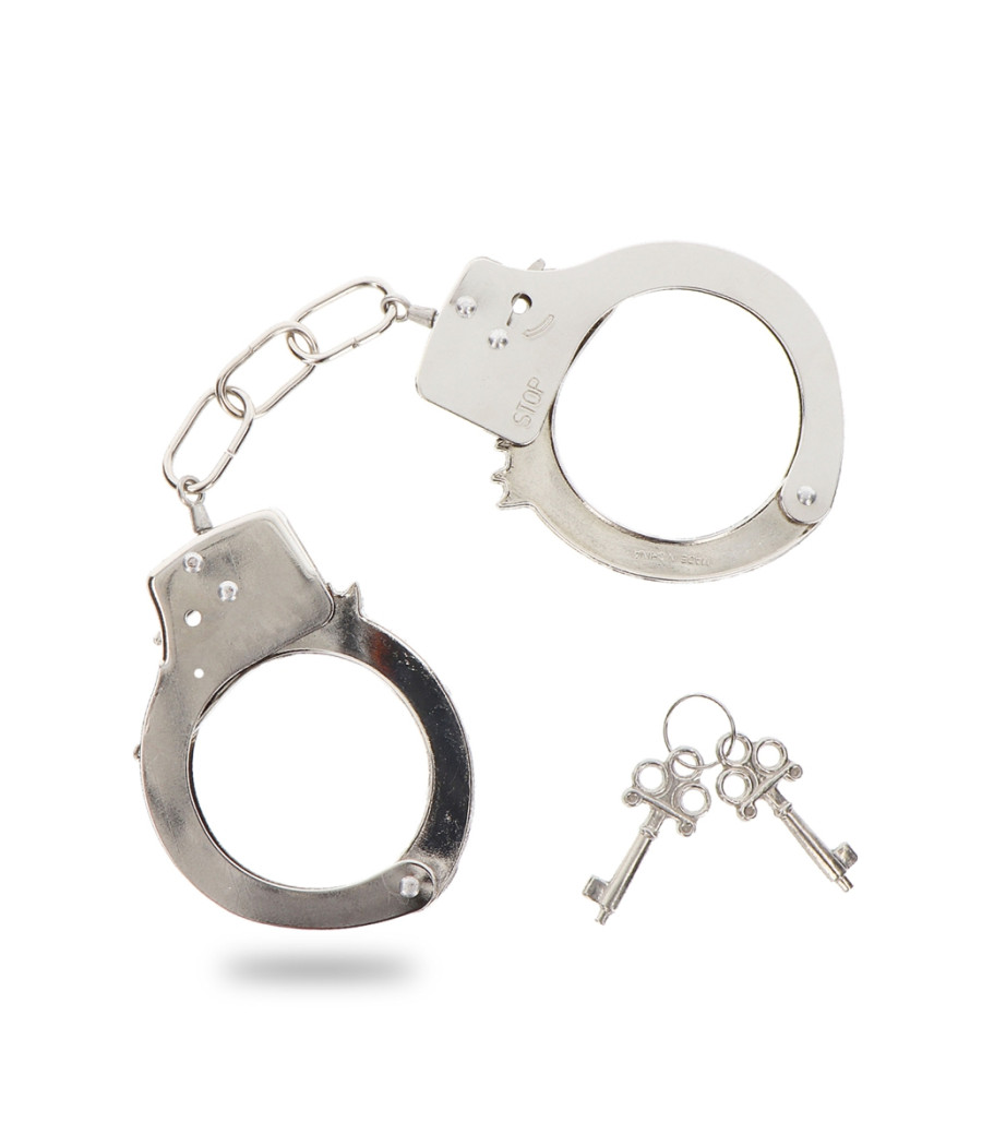 Menottes métal argentées - Toy Joy Menottes métal argentées - Toy Joy