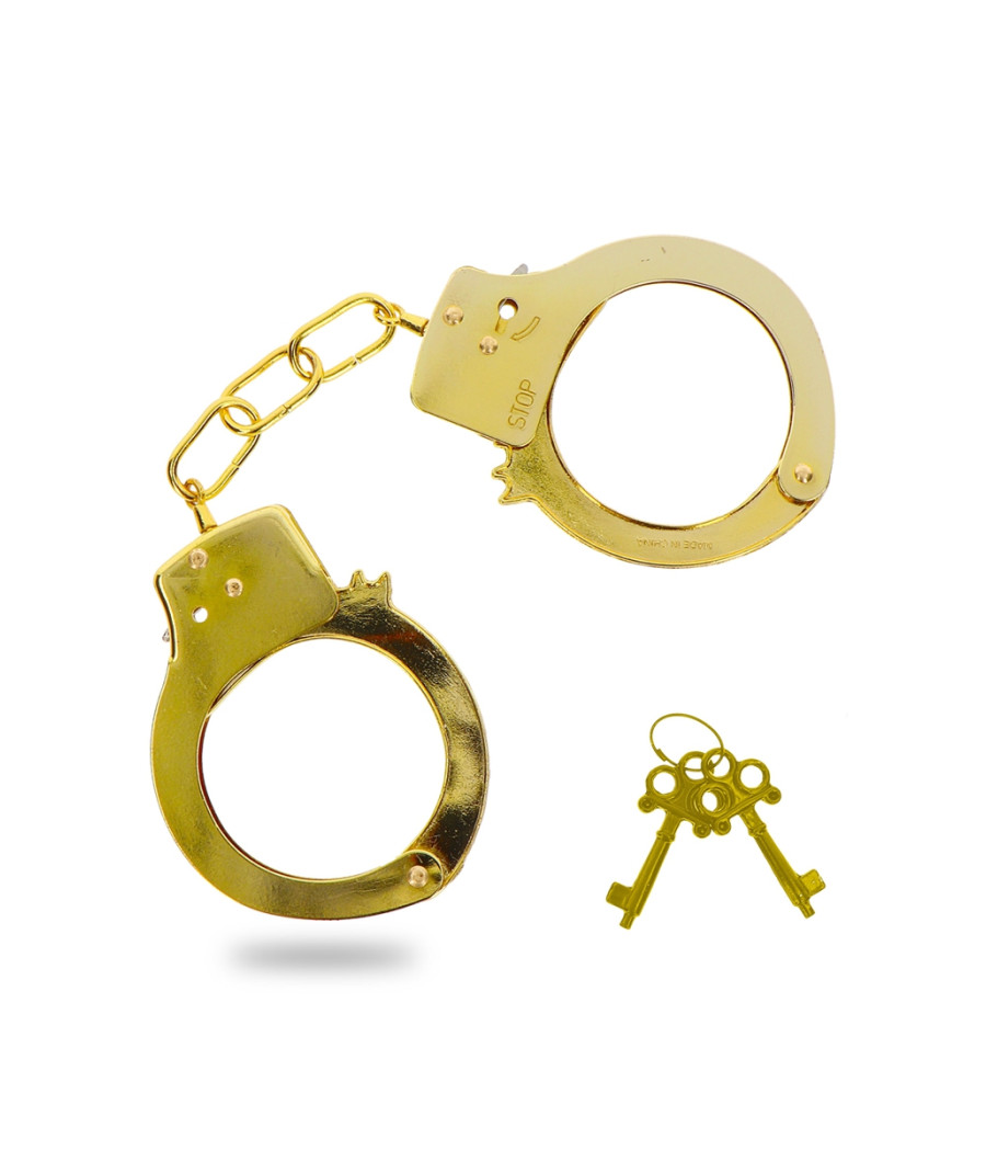 Menottes métal dorées - Toy Joy Menottes métal dorées - Toy Joy